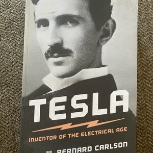Tesla Book with Black and White Cover